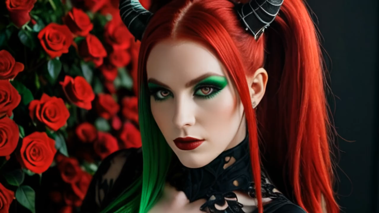 Hannah – roses & horns